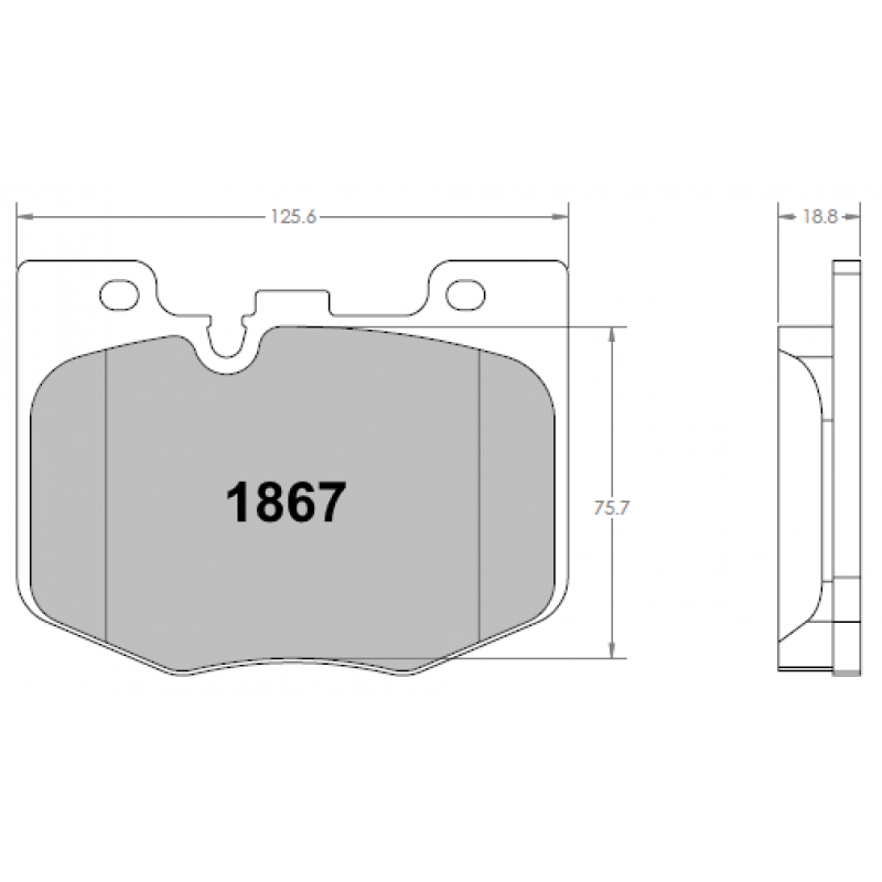 Sprint / medium distance compound with smooth bite. Race brake pads - BMW G-series
Toyota Supra Mk 5 (2019-)
front brake pads